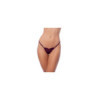 Nuisette en dentelle bordeaux et string assorti 